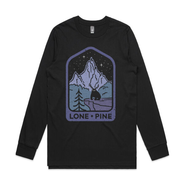 Lone Pine Patch Mens Long Sleeve Shirt Thumbnail